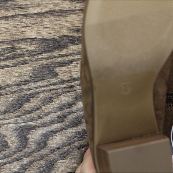 NWT Universal Thread Faux Suede Junie Tall Boots 90975015 Taupe Brown 8.5M - Picture 11 of 11